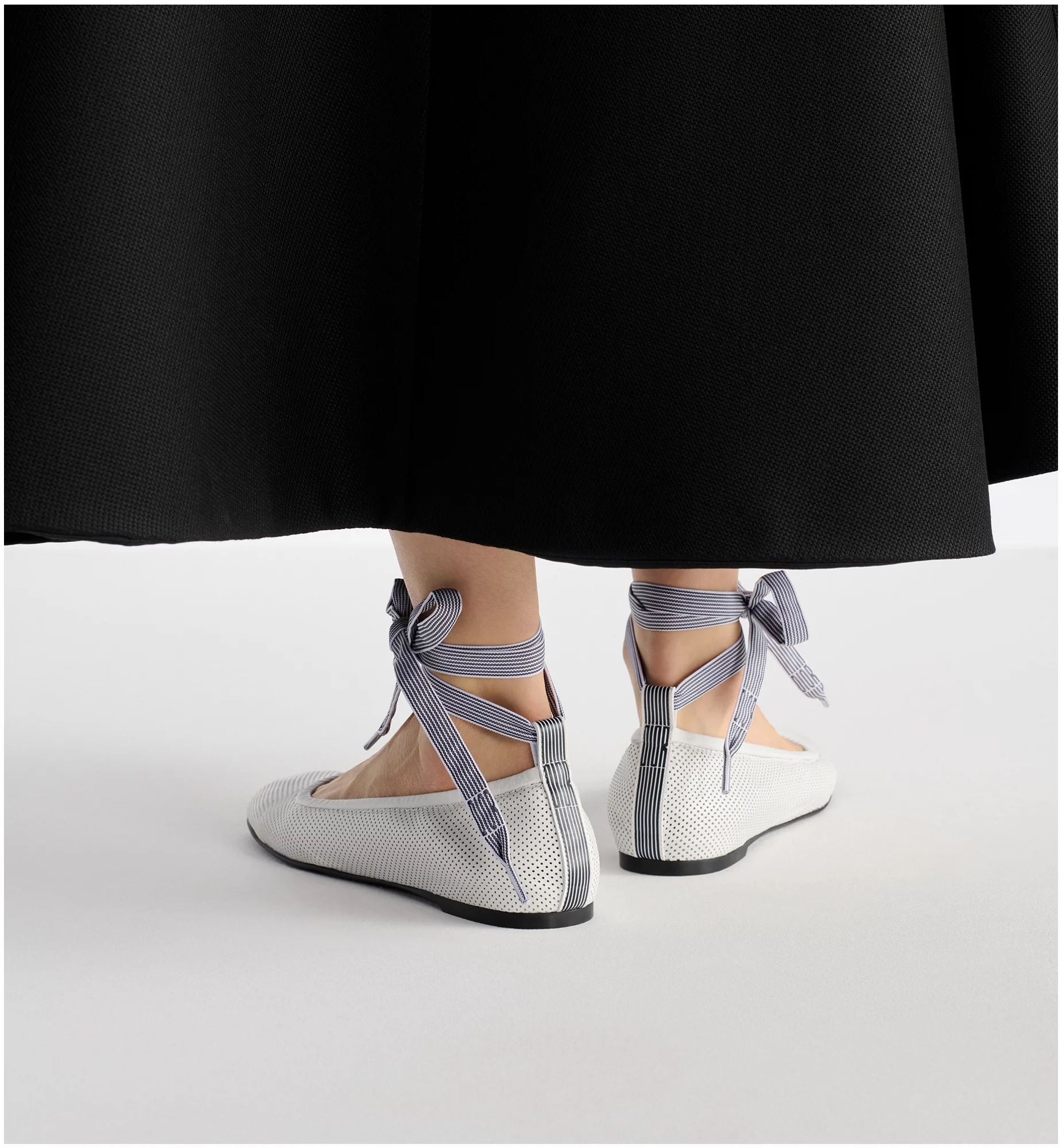 D-Journey Lace-Up Ballet Flat - Image 4